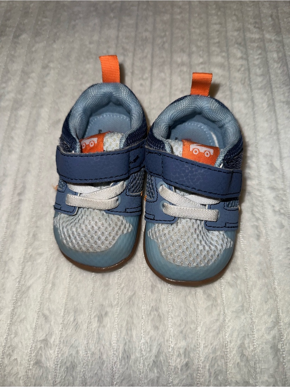 See Kai Run Blue Toddler Sneakers First Walker  Sz 4